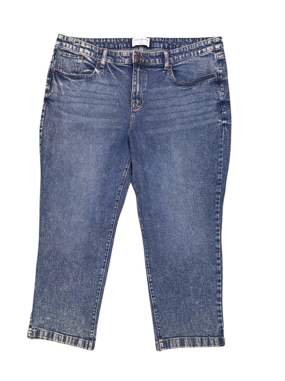 Lane Bryant Signature Fit Flex Magic Waistband Mid Rise Straight Ankle Jeans 20